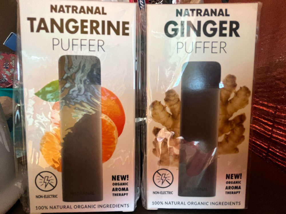Puffers Tangerine and ginger flavored puffers