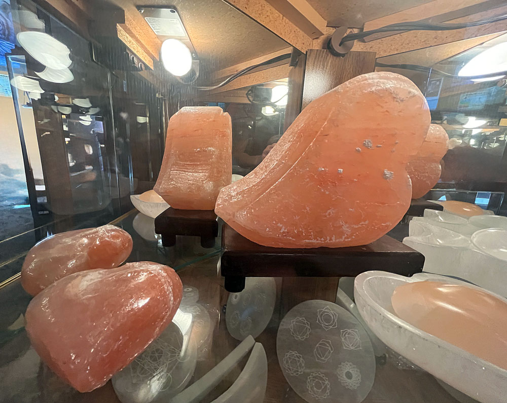 various heart shaped salt products